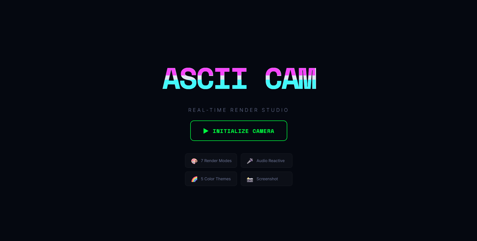 ASCII Video Filter